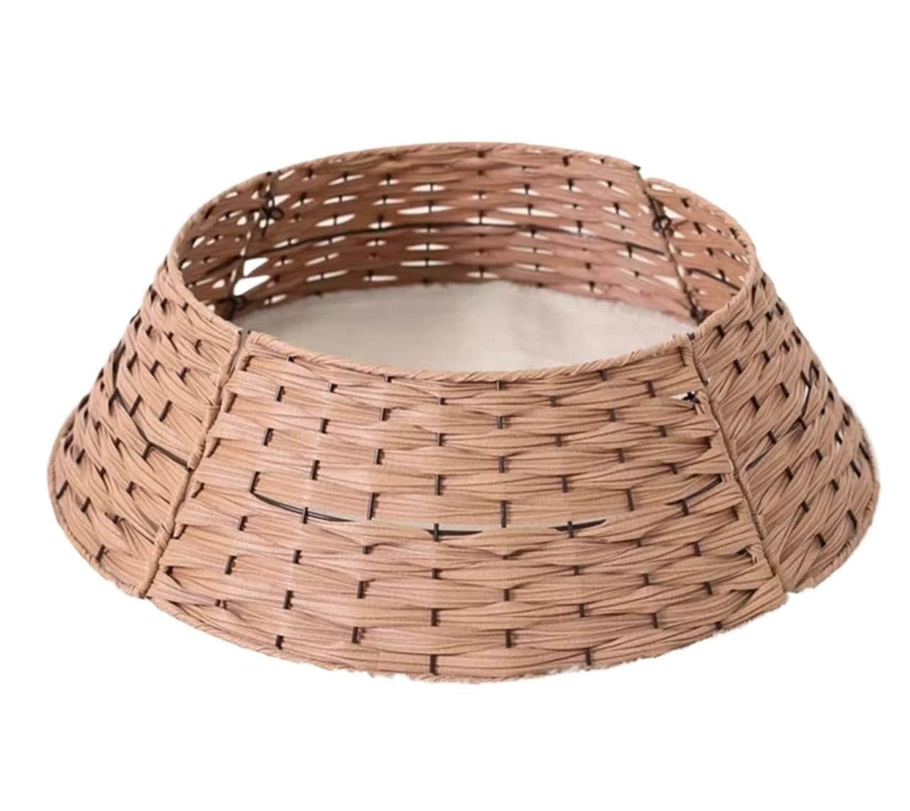 クリスマスツリ 人工木のための素朴な農家のクリスマス ツリーの首輪の装飾屋内ベース カバー スカート