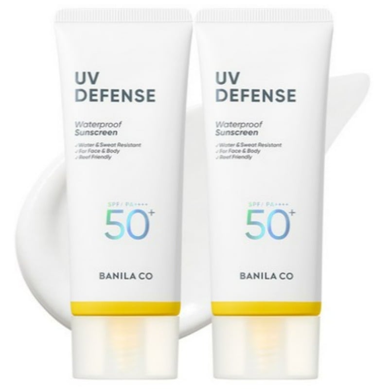 UV ディフェンス ウォータープルーフ 日焼け止め 大容量 SPF50+PA++++日焼けどめ, 100ml2個+GIFT