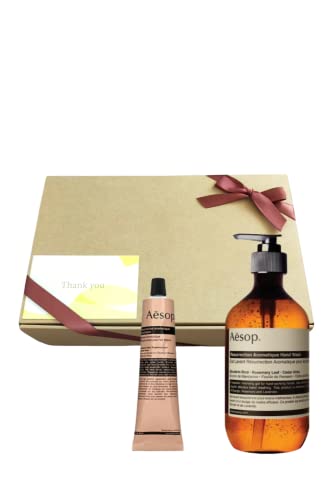 イソップ Aesop ボディケアセット ハンドバーム ハンドクリーム ハンドウォッシュ ハンドソープ ハンドケア ギフト プレゼント【ラッピング済】 (レスレクションハンドバーム+レスレクションハンド
