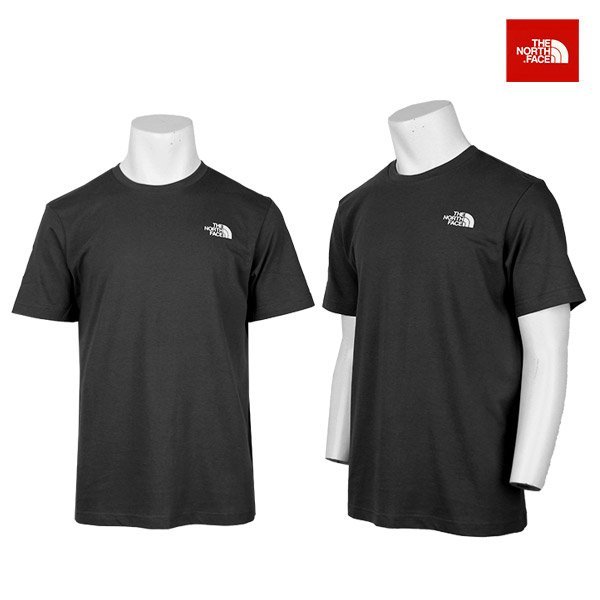 ノースフェイスコモンコットンベーシック半袖ラウンド T シャツ NT7UP47A ブラック