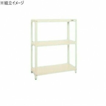 サカエ スーパーラック 3段タイプ 1220x450x1500mm アイボリー SPR-2113I