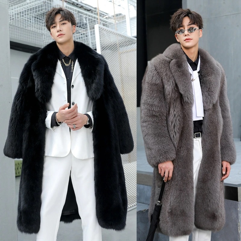 この価格はもう二度と！メンズ ファーコート 上品 防寒 毛皮コート おしゃれ 上着 厚手 暖かい 冬物 お洒落 大きいサイズ メンズファッション ファージャケット 冬服 ロングコートフェイクジャケット