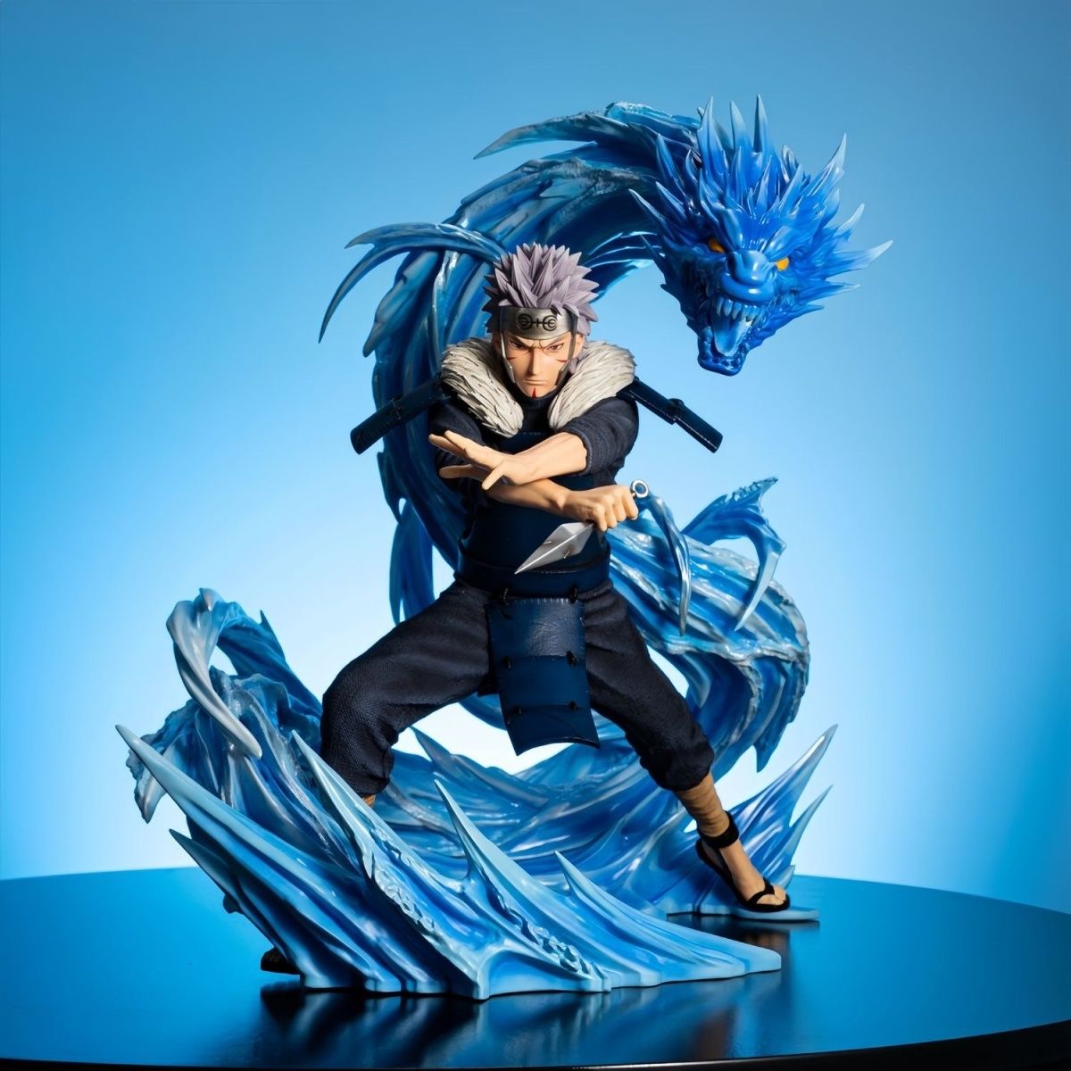 JY千手扉間火影忍者アニメ周辺の手作りテーブルが潮游模型像に乗って土アニメを持っている