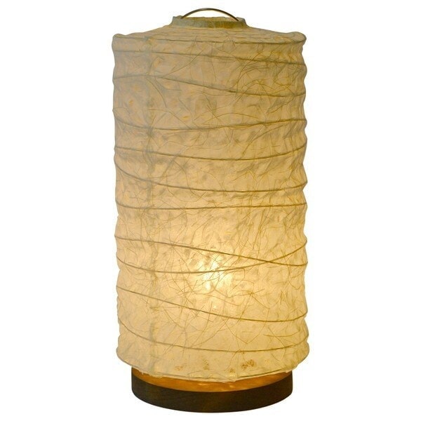 照明 フロアライト スタンドライト 照明器具 ルームライト 和室 和風 和紙 日本製 おしゃれ 円筒型 麻落水グリーン LED対応