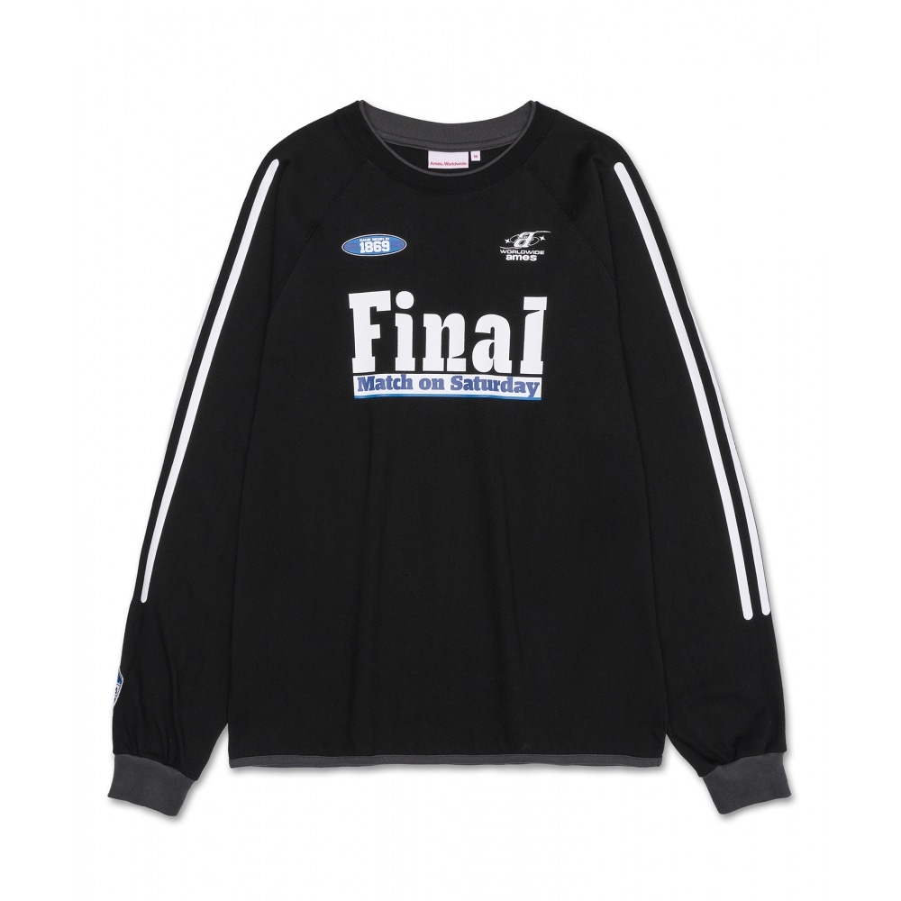 大会-ワールドワイドファイナルマッチ LS Tシャツブラック