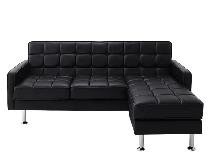 3人掛け ソファー PVC コーナーカウチソファ スタイリッシュ おしゃれ 高級感 MAXWELL