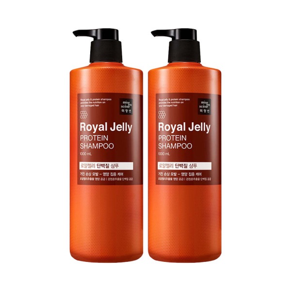 ミジャンセン ローヤルゼリー プロテインシャンプー 1000ml 2個