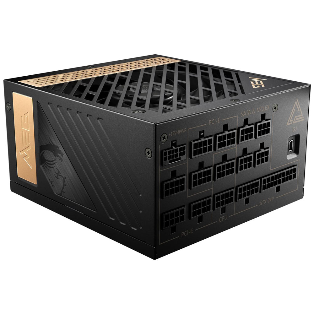 MSI ATX電源 1300W（80PLUS PLATINUM認定取得） MEGAI1300PPCIE5