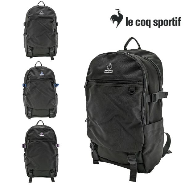 【le coq sprotif】 36477 25L スクールリュック バックパック 通勤 通学 カジュアル シンプル 中高生 大学生 ユニセックス プレゼント ギフト ブラック