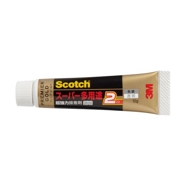 (まとめ) 3M スコッチ 超強力接着剤プレミアゴールド スーパー多用途2 12g 9077S 1本 (×30セット)