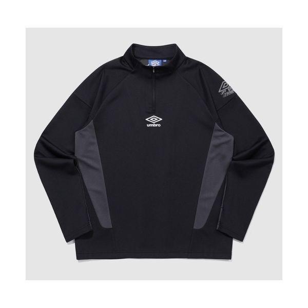 PTRフィールドトレーニングフットボールハーフジップ BB UQ121SFS21 BLK0_633165 930646