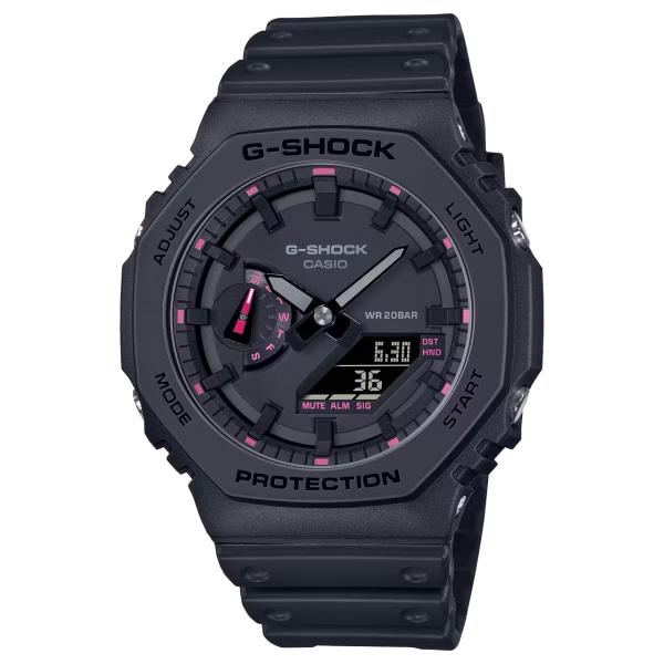 G-shock Ga-2100+新品ネックレスおまけ。 EC限定ぺアセット]《G-SHOCK》 GA-2100-1A1JF/GMA-P2100BB-1AJF