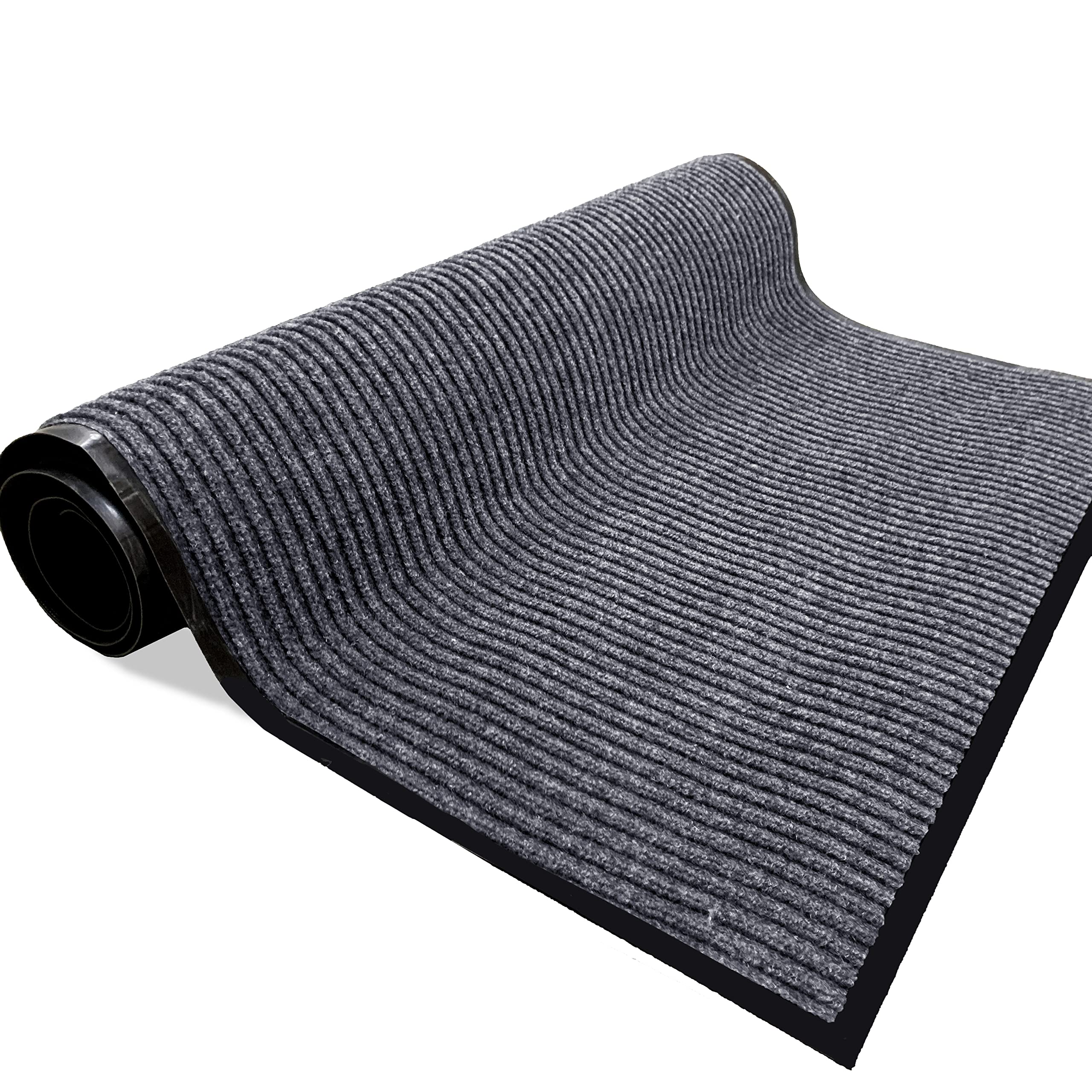 CHICHIC 玄関マット 屋外 泥落とし 滑り止め 吸水 店舗用玄関マット 業務用 約90×180 グレー03 5,232円