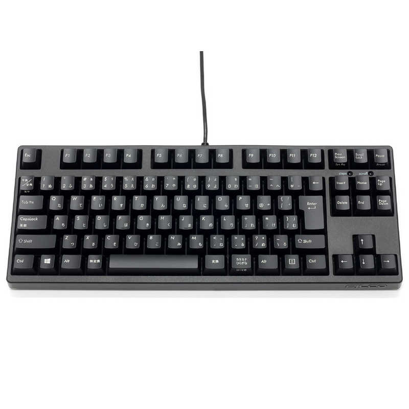 FILCO　キーボード Majestouch ＋ テンキーレス(日本語かなあり・静音赤軸) ［有線 /PS/2・USB］ マットブラック　FKBN91MPS/JMBH
