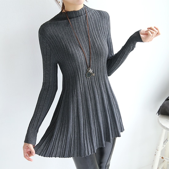 ローズプリーツニットn36342