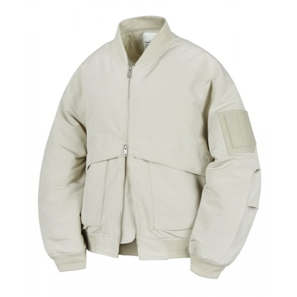 コデジェリー 2ウェイユーティリティ MA-1 ジャケット_クリーム