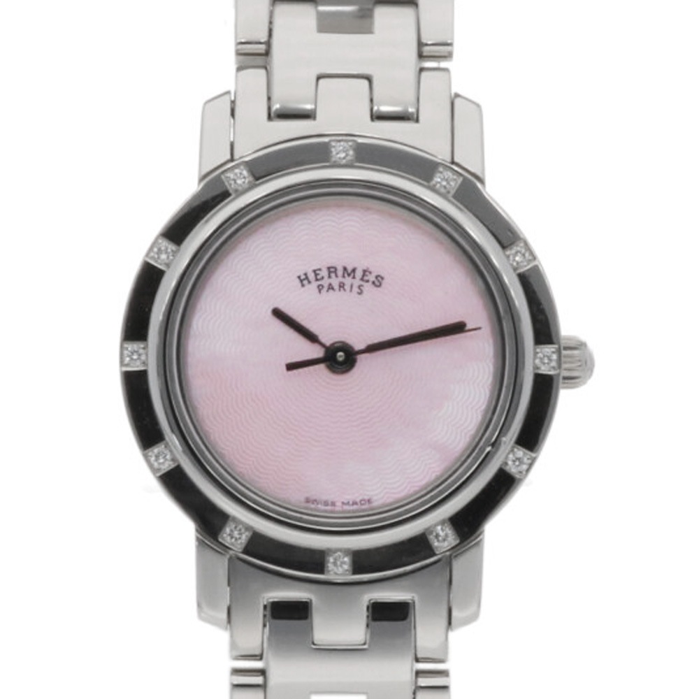 エルメス HERMES クリッパーナクレ 腕時計 時計 SS CL4.230 レディース 中古