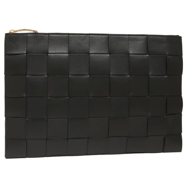 ポーチ カセット フラットポーチ ブラック レディース BOTTEGA VENETA 651409 VCQC1 8425