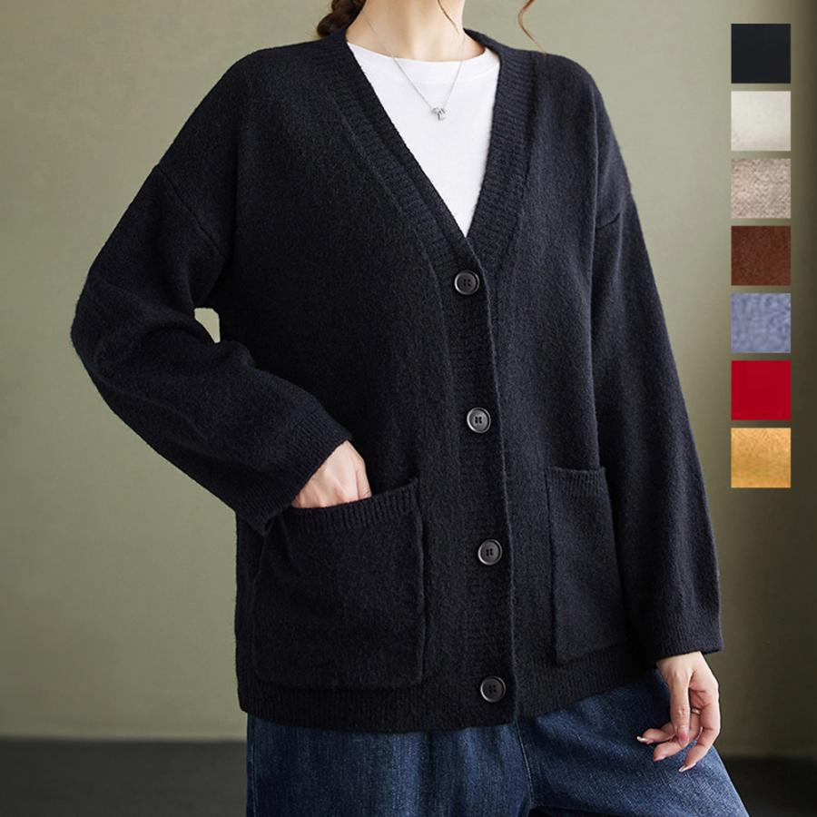 ニットカーディガンレディース 春秋冬韓国30%までに制限