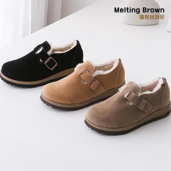 女性用冬スニーカーファーシューズスリッポン