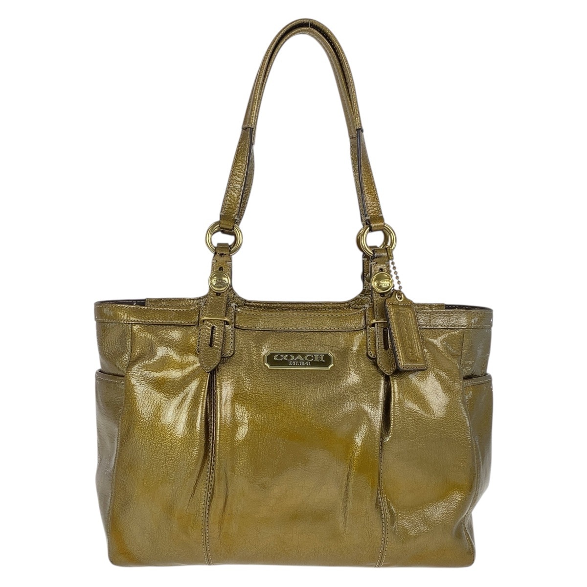 ゴールド ゴールド金具 15253 トートバッグ ショルダーバッグ レディース 504576