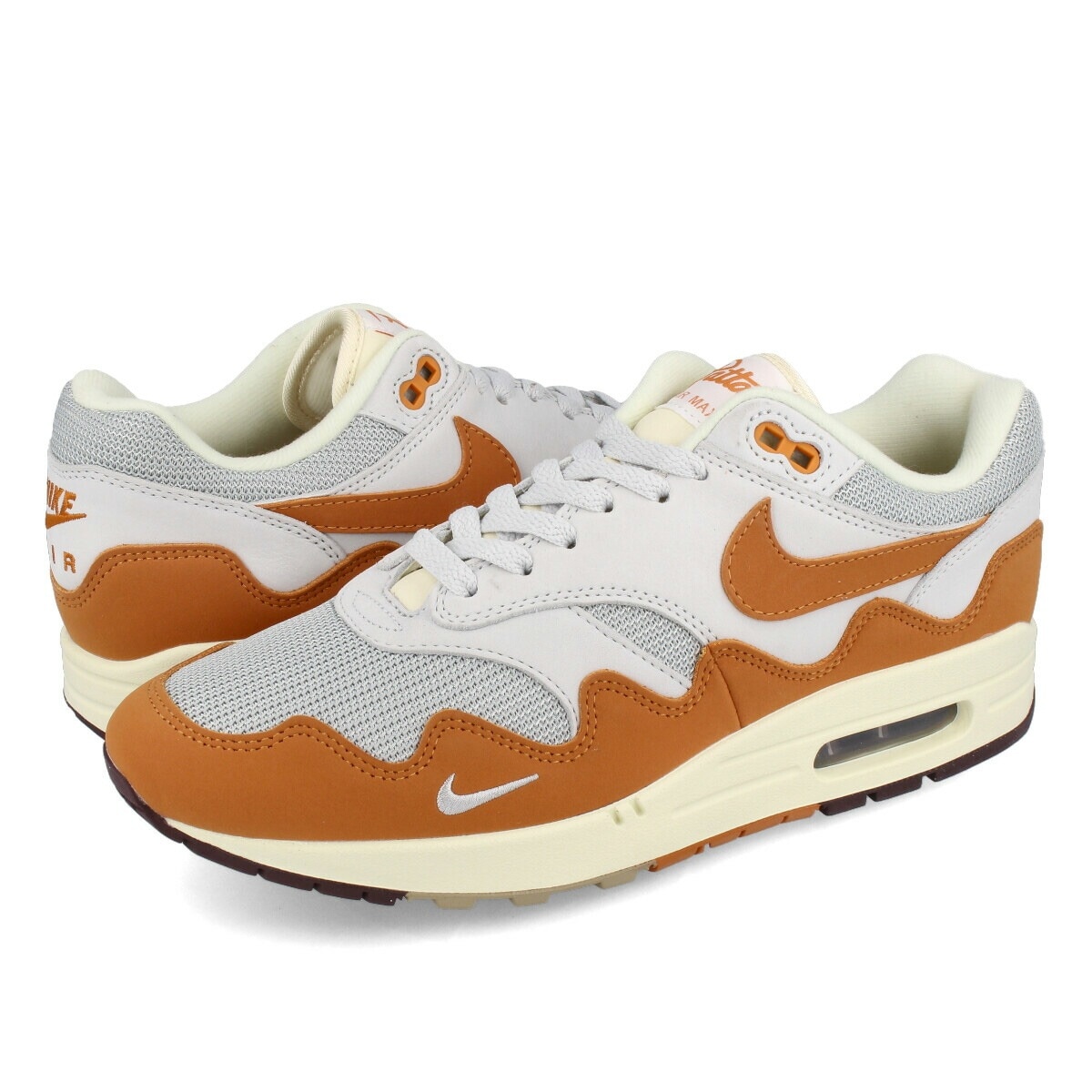 AIR MAX 1 PATTA METALLIC SILVER/MONARCH/PURE PLATINUM 27,742円