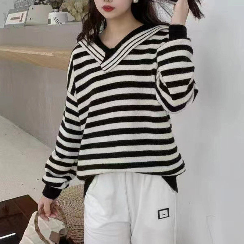 トップス ニット レディース ｖネック チョーカー 長袖 ニットセーター セーター リブ ニットソー ストレッチ 伸縮性 スリム フィット タイト 無地 秋冬 ニットカットソー ボーダーエレガット フ