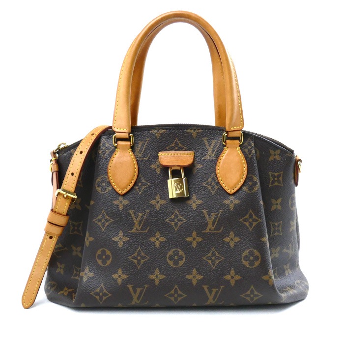 LOUIS VUITTON ルイ・ヴィトン リボリーPM 2Wayショルダーバッグ モノグラム ブラウン M44543 MB0139 レディース 中古