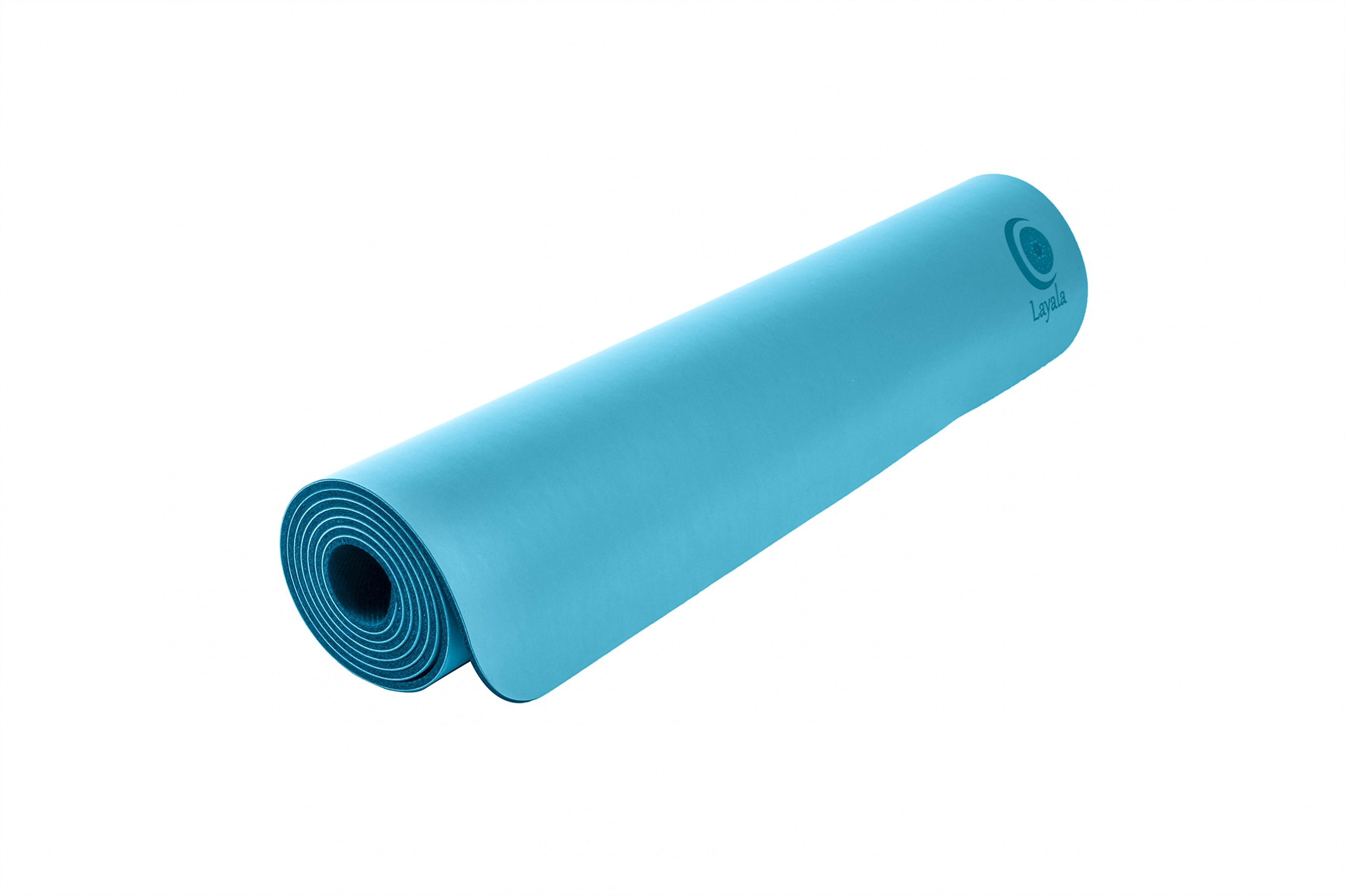 Layala(ラヤラ) ヨガマット PRO アクアマリンブルー トレーニングマット ピラティスマット エクササイズマット 天然ゴム 4589773421077