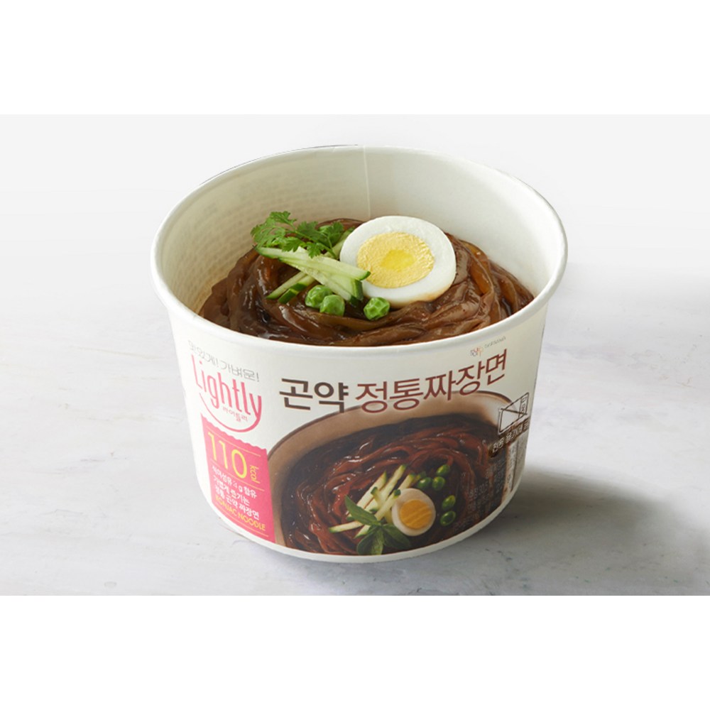 ライトリーこんにゃく本物のチャジャン綿228g6個