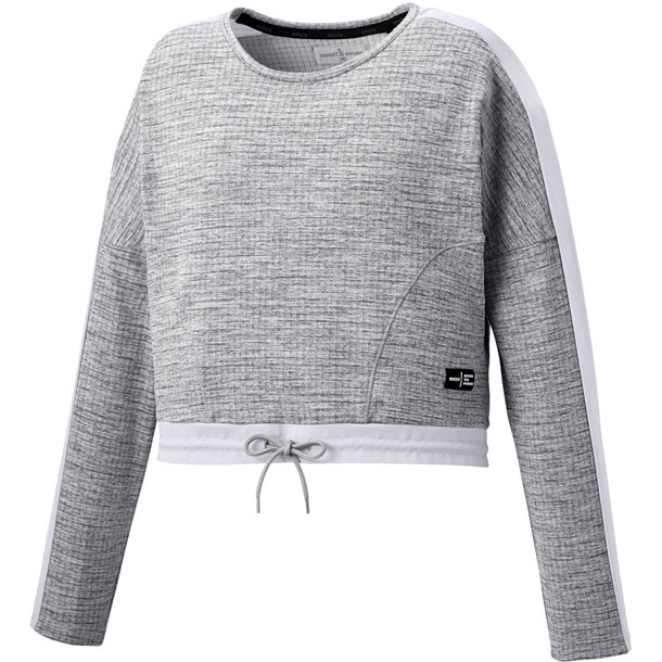 レディースウラキモウストレッチトレーナー テニススウェットトレーナー (w2061-37)