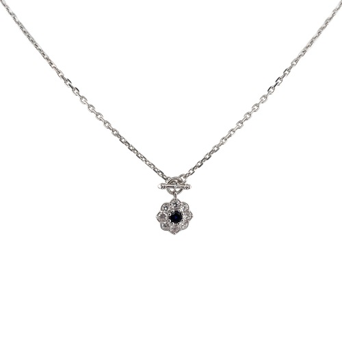 【SCUDO】 blossom of snow flake stone necklace 正規品