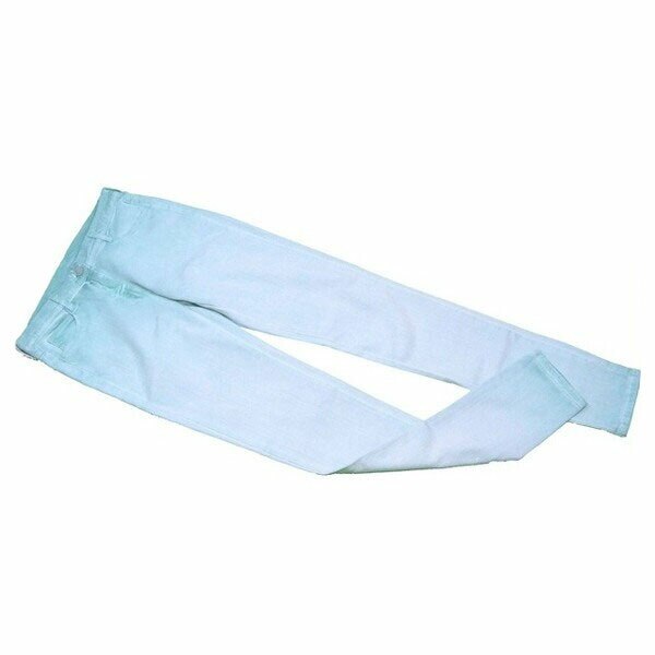 ジーンズ スキニー カラーデニム 40サイズ ウォッシュグリーン 中古