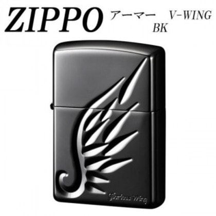 ZIPPO アーマー V-WING BK