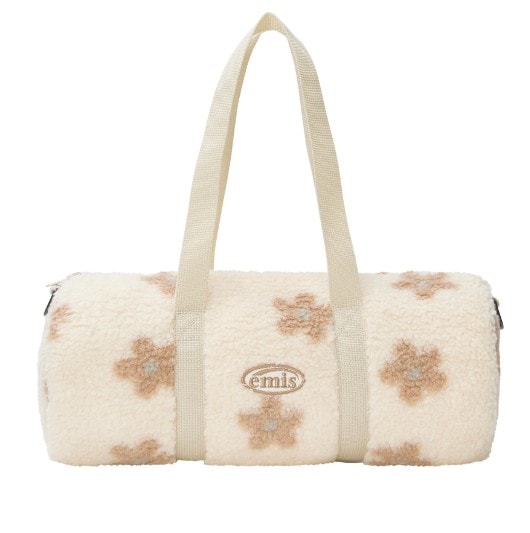 FLOWER BOUCLE CROSSED ボディバッグ