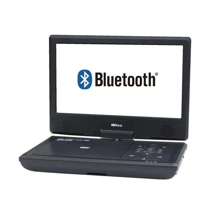 10.1インチ ポータブルDVDプレーヤー Bluetooth搭載 WPD-BT1070