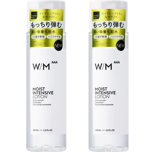 【化粧水2個】matsukiyo ウィズメソッドトリプルA モイストインテンシブ ローション(150ml)×2個セット コットン付き マツキヨ