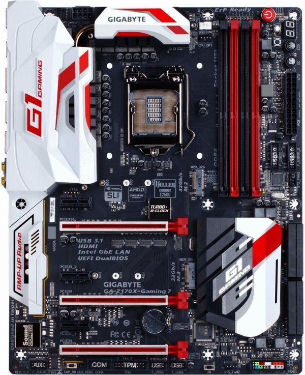 GIGABYTE G1 Z170X Gaming 7 (rev. 1.0) LGA1151 Intel Z170 HDMI SATA 6Gb/s USB 3.1 USB 3.0 Motherboard
