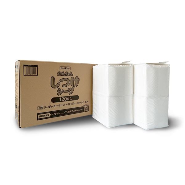 ペットプロ かんたんしつけシーツ レギュラー 120枚 (犬猫 衛生用品/シーツ) 5,408円