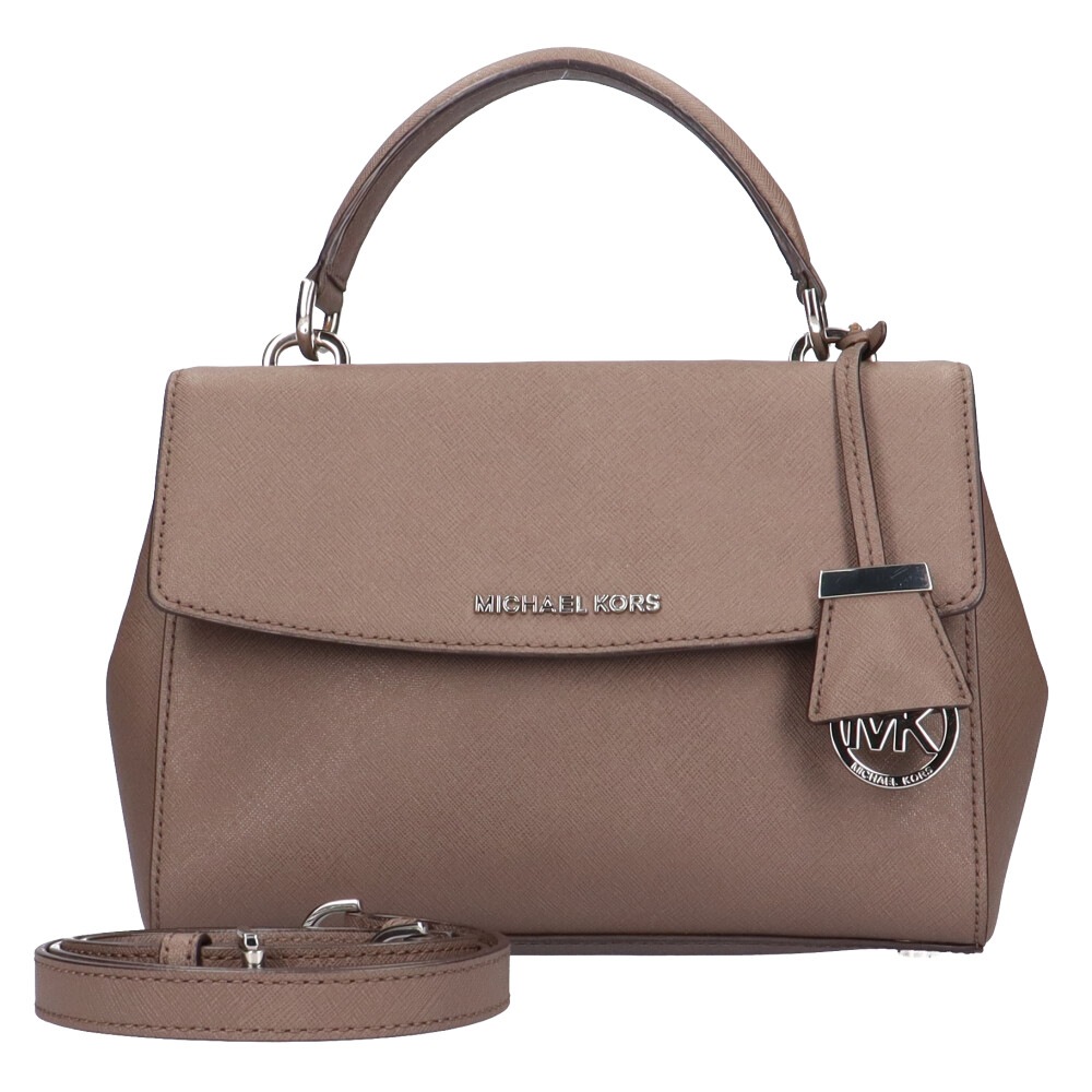 マイケルコース ショルダーバッグ レザー グレー Michael Kors 中古 美品