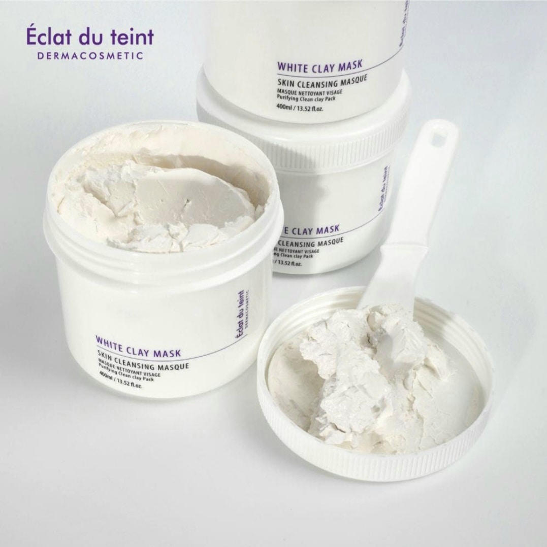WHITE CLAY MASK 400ml, 毛穴パック ウォッシュオフパック