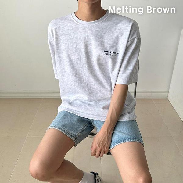 メンズオーバーフィットプリントショートパルティボックスティーd3