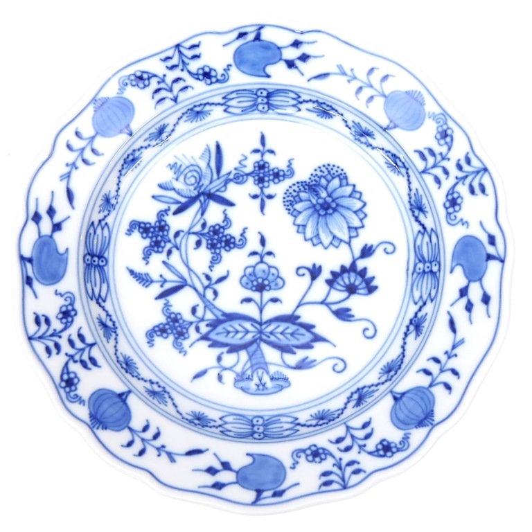 マイセン MEISSEN ブルーオニオン プレート 皿 【中古】(69622)