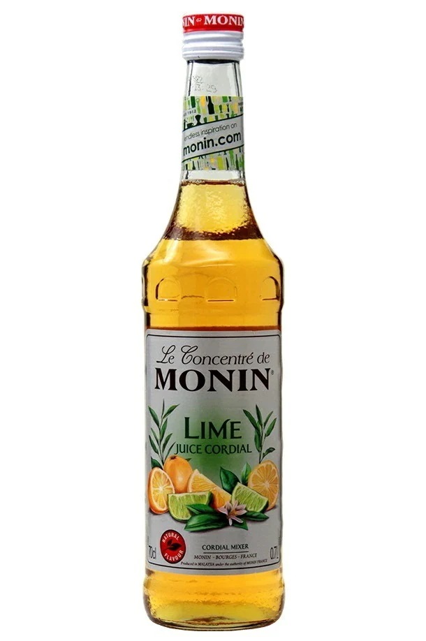 【ケース販売】MONIN モナン CORDIAL ライム果汁シロップ 700ml12本ノンアルコール シロップ