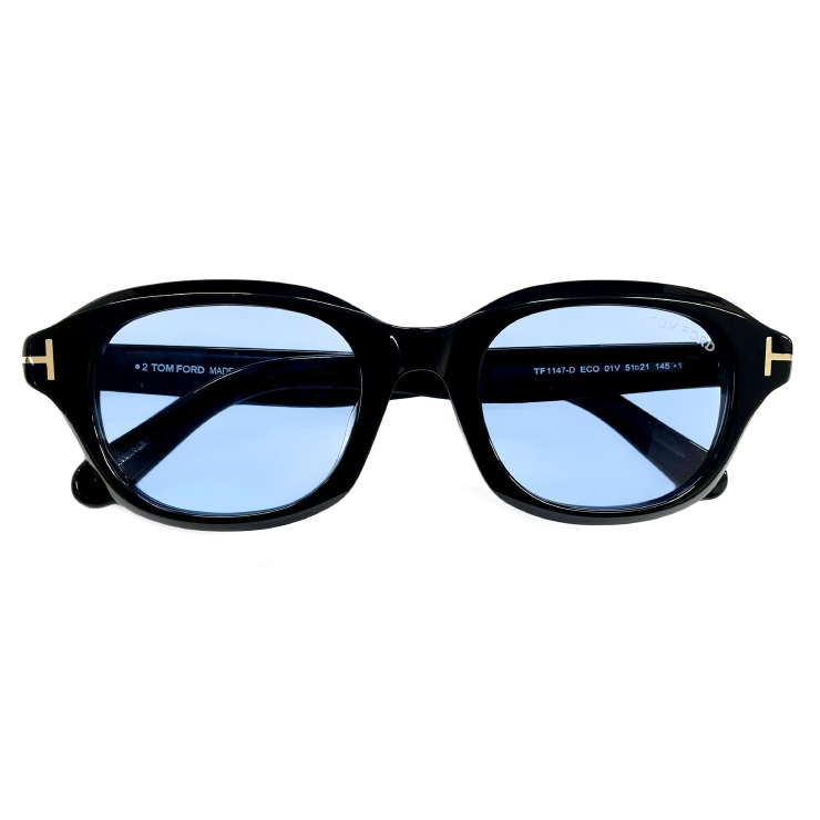 TF1147-D 01v サングラス メンズ uvカット FT1147-D/S tf1147d ft1147d 黒縁 フレーム ライトカラー ブルー レンズ アジアンフィット 日本企画モデル
