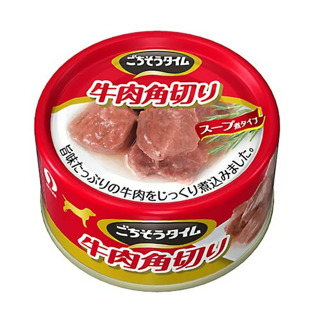 ごちそうタイム　牛肉角切り　８０ｇX２４缶　ＣＲＣ45―08―40―10―05