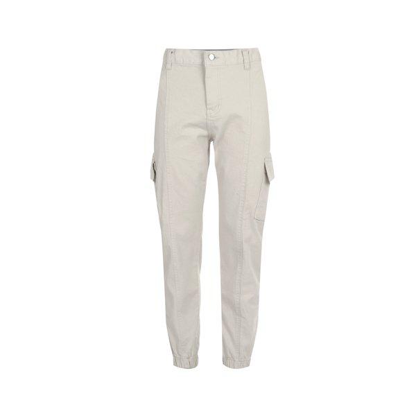 男性 フロントカット ウォッシング カーゴ スパン ジョガーパンツ NE-PTA-Q008-クリーム