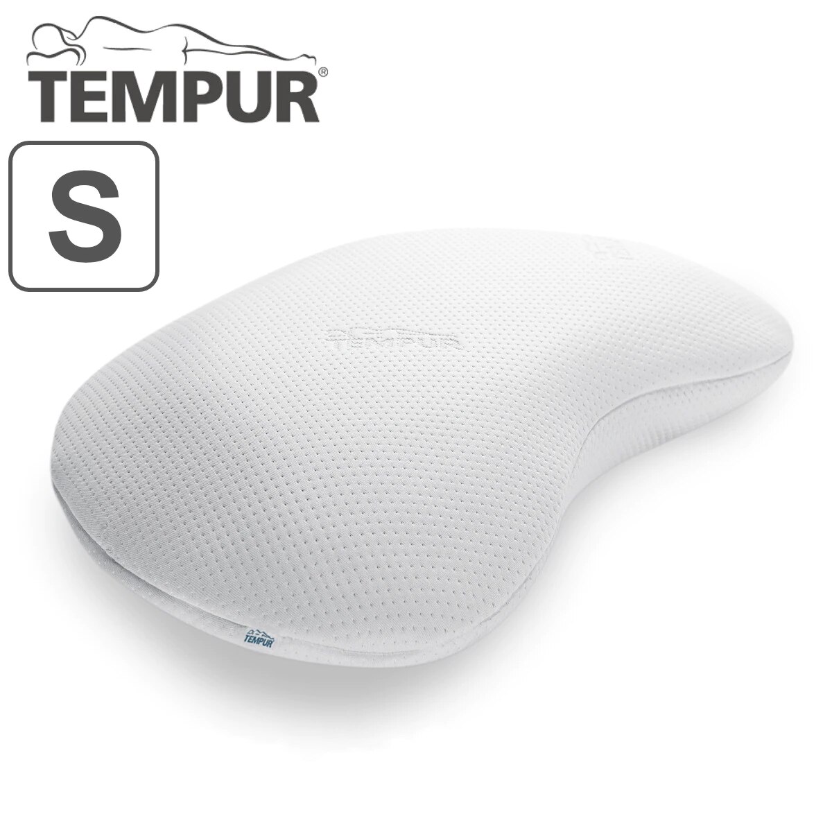 テンピュール 枕 ソナタピロー Sサイズ 三日月形 TEMPUR まくら 化粧箱 肩こり 首こり 安眠 抗菌防臭 3年保証 マクラ ピロー 抗菌 防臭 フィット 快眠 仰向け 横向き