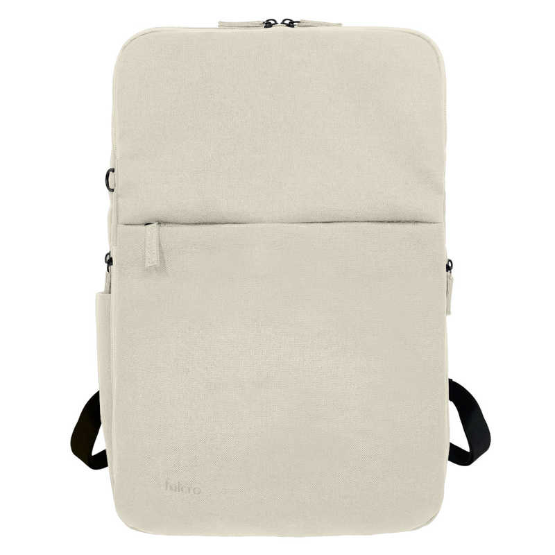 FULCRO　カジュアルリュック ビジネスリュック PC対応 15inch 撥水 アイボリー　fma-0035-IV