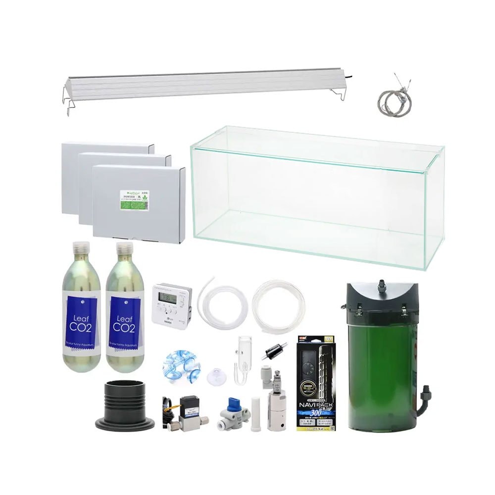 水槽セット　アクロ　９０スリム（西日本６０Ｈｚ）スーパークリア　水草育成フルセット　お一人様１点限り　ＣＲＣ10―11―03―20―20